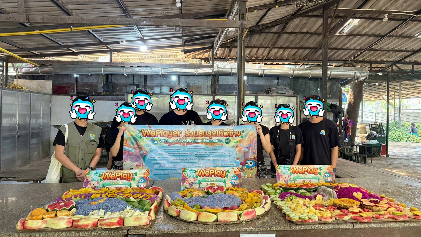 WePlay จับมือ Elephant Nature Park จัดกิจกรรมเพื่อสังคม ณ เชียงใหม่
